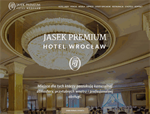Tablet Screenshot of hoteljasek.com.pl
